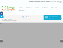 Tablet Screenshot of miswakdental.com
